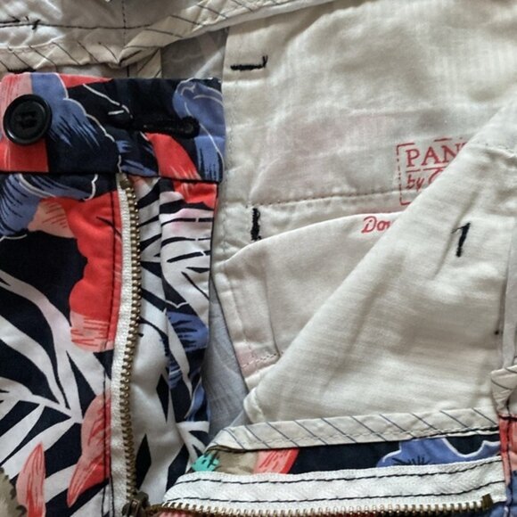 SCOTCH  SODA Bowie Floral straight Leg cotton pants Approximately Si - Picture 6 of 16